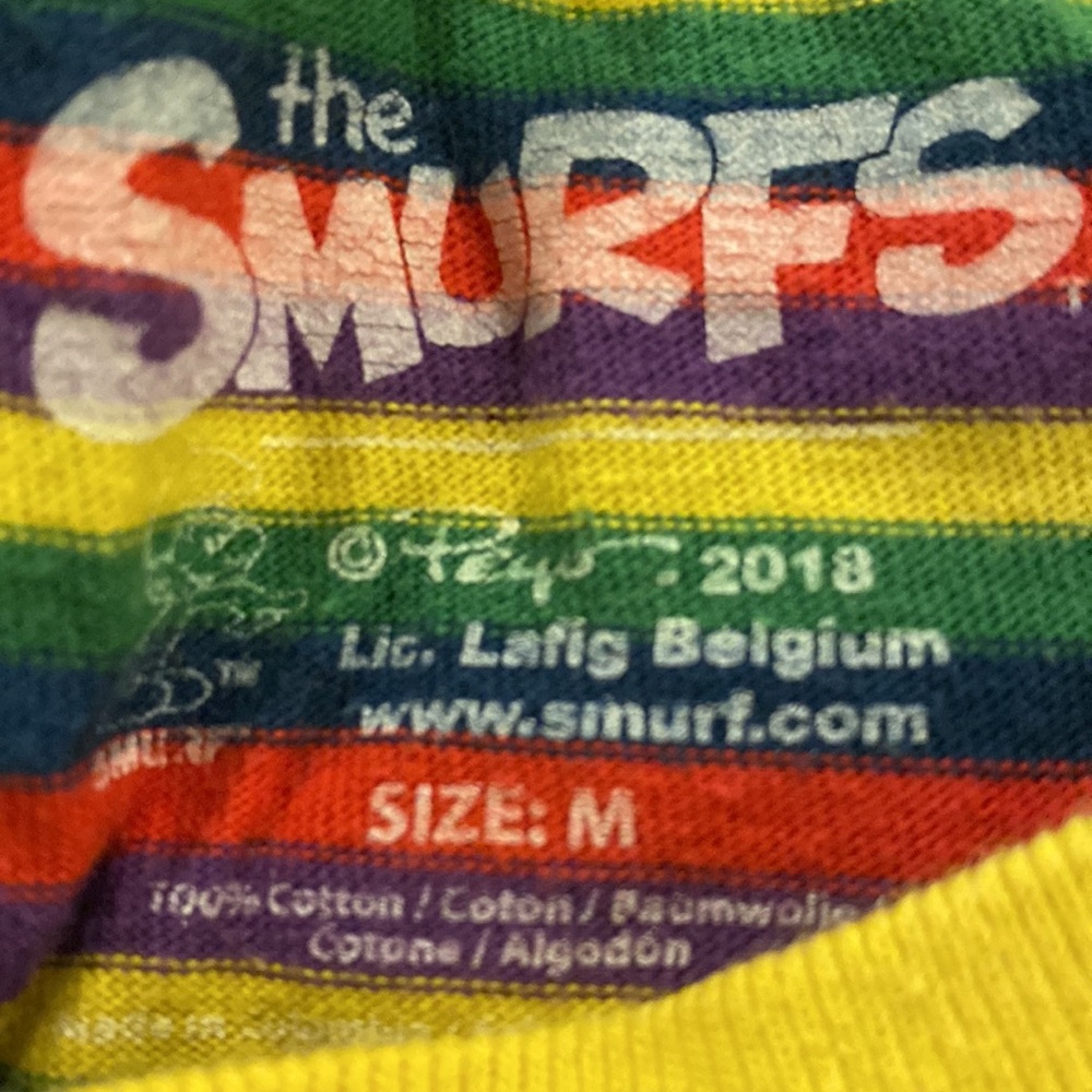 Smurfs Multicolor Tshirt With Patch - image 4